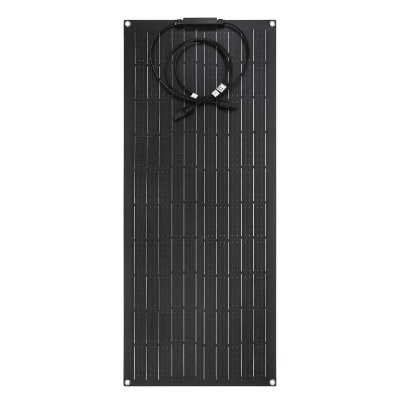 600W 300W Solar Panel 18V Flexible Solar Cell Outdoor Battery Power Charger for Household Camping Yacht Motorhome Car RV Boat