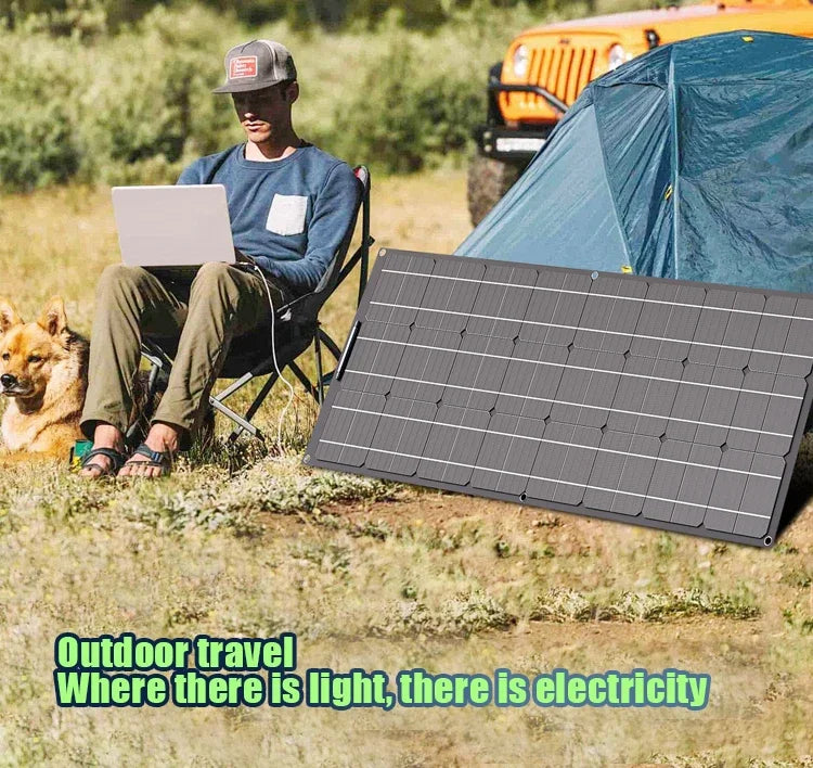 1500W 3000W Solar Panel 1000W Solar High Efficiency Portable Power Bank Flexible Charging Outdoor Solar Cells For Home Camping