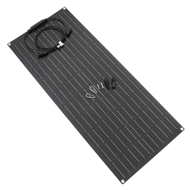 600W 300W Solar Panel 18V Flexible Solar Cell Outdoor Battery Power Charger for Household Camping Yacht Motorhome Car RV Boat