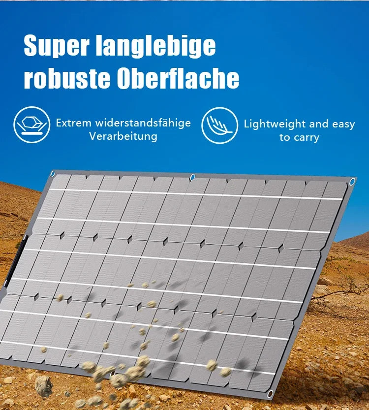 1500W 3000W Solar Panel 1000W Solar High Efficiency Portable Power Bank Flexible Charging Outdoor Solar Cells For Home Camping
