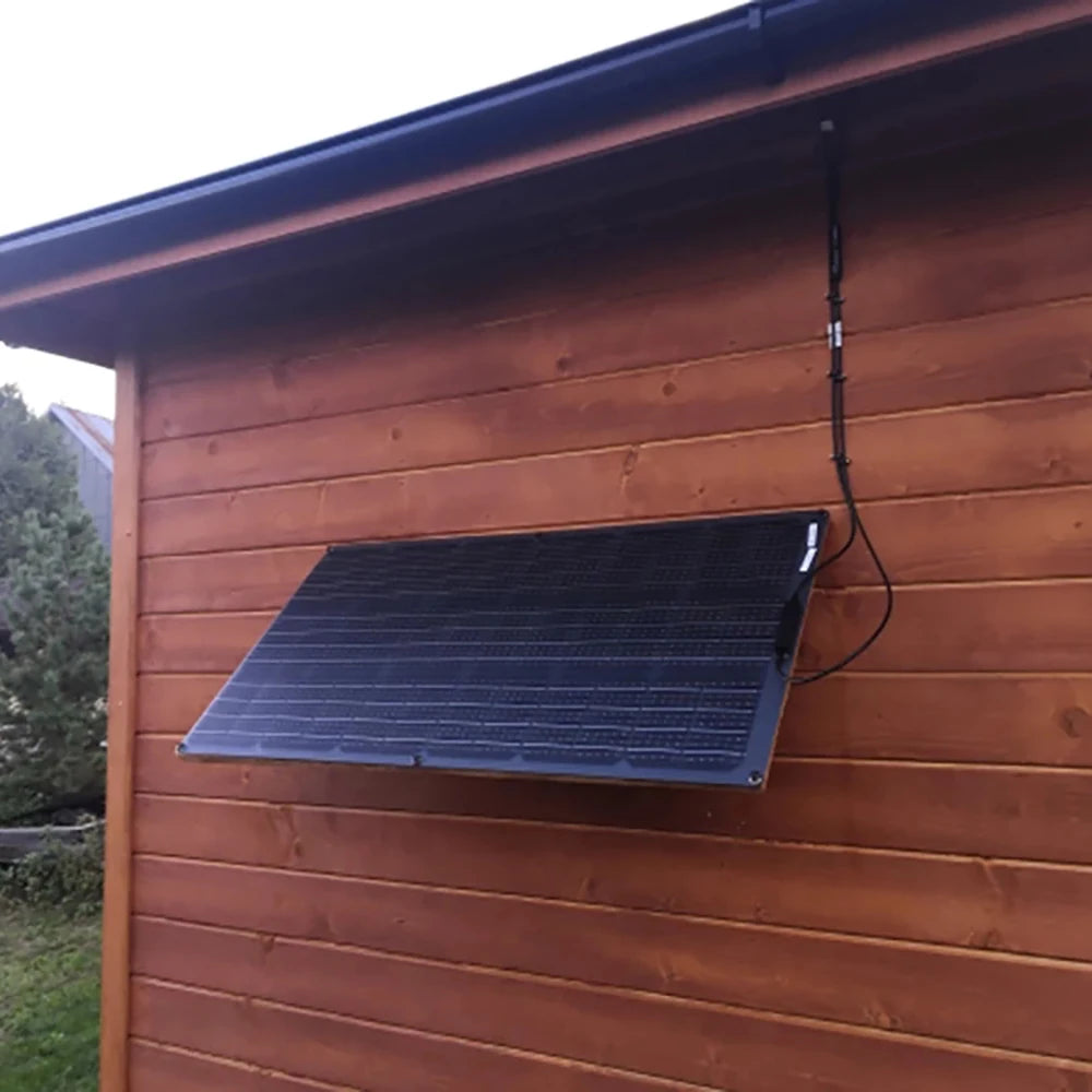 Pannello Solare Flessibile 280W / 140W 12V – Kit Completo Sistema Fotovoltaico per Casa, Auto, Tetto di Camper o RV – Magazzino UE, Spedizione con DHL.