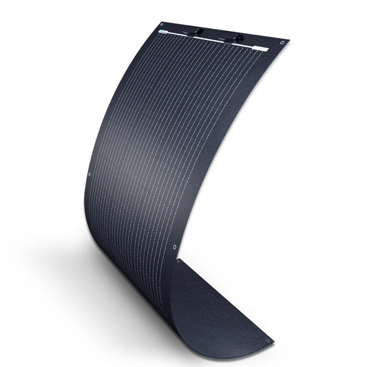 Pannello Solare Flessibile Renogy 100W, 12 Volt – Pannello Solare Semiflessibile Pieghevole Monocristallino per Sistemi Solari Off-Grid, ideale per uso marino.