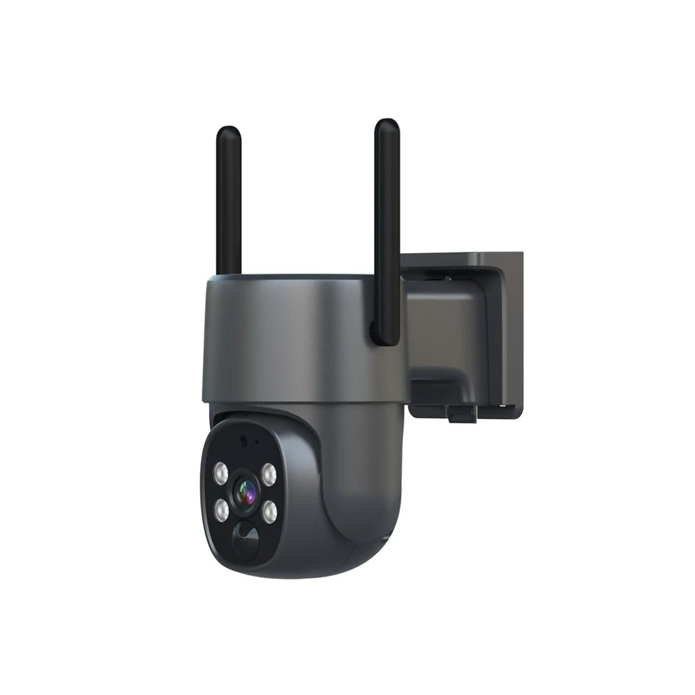 New Arrival Solar Energy Camera Built-in Lithium Battery Color Night Vision CCTV Network Camera with Solar Panel