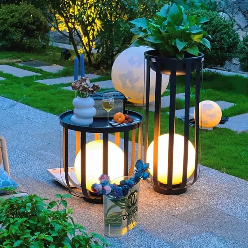 Lampada Solare da Giardino in Alluminio 20cm