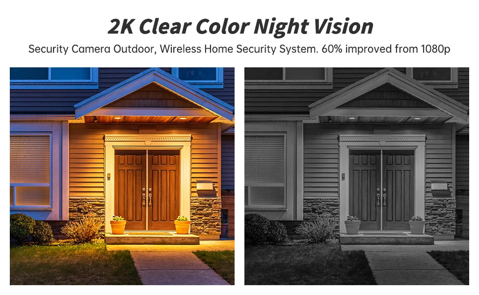 WESECUU Hot Selling 3MP Low Power Wireless Solar Panel IP Camera PIR WiFi Rechargeable Battery Security Outdoor Camera