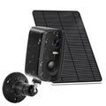 WESECUU Hot Selling Low Power Wireless Solar Panel IP Camera 4MP PIR WiFi Rechargeable Battery Security Outdoor Camera