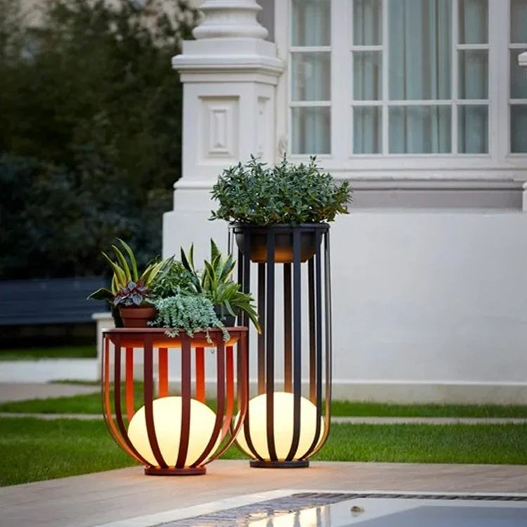 Lampada Solare da Giardino in Alluminio 20cm