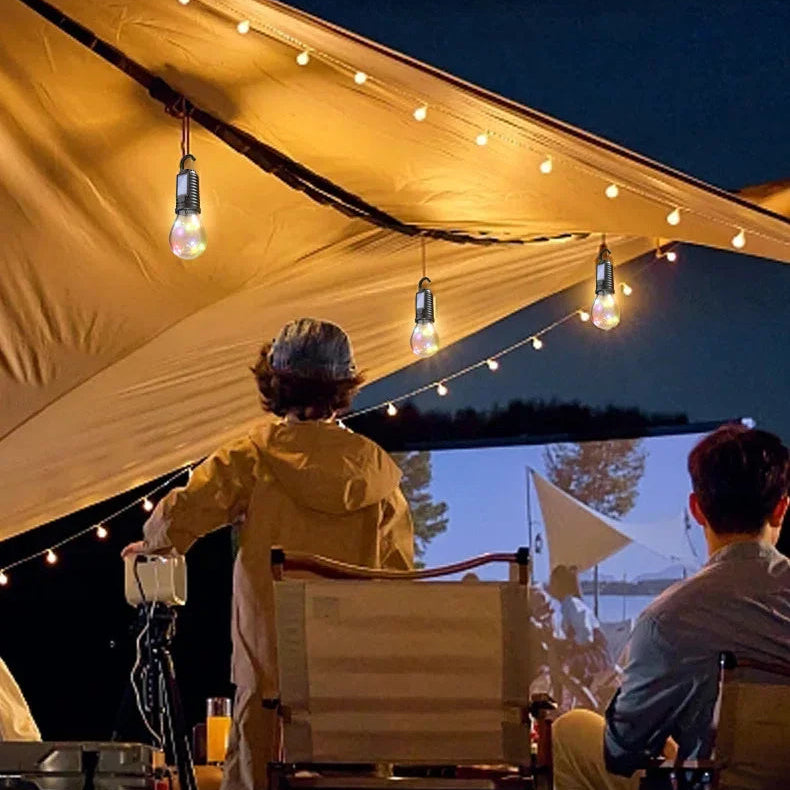 Lampadina LED Solare Ricaricabile da Campeggio