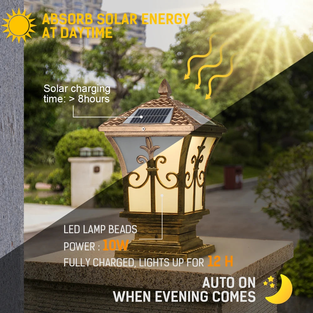 Lampada Solare da Giardino 10W RGB Telecomando