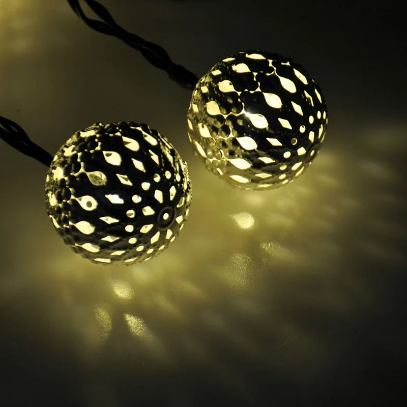 Catena Luci LED Solare Marocco 20LED IP65