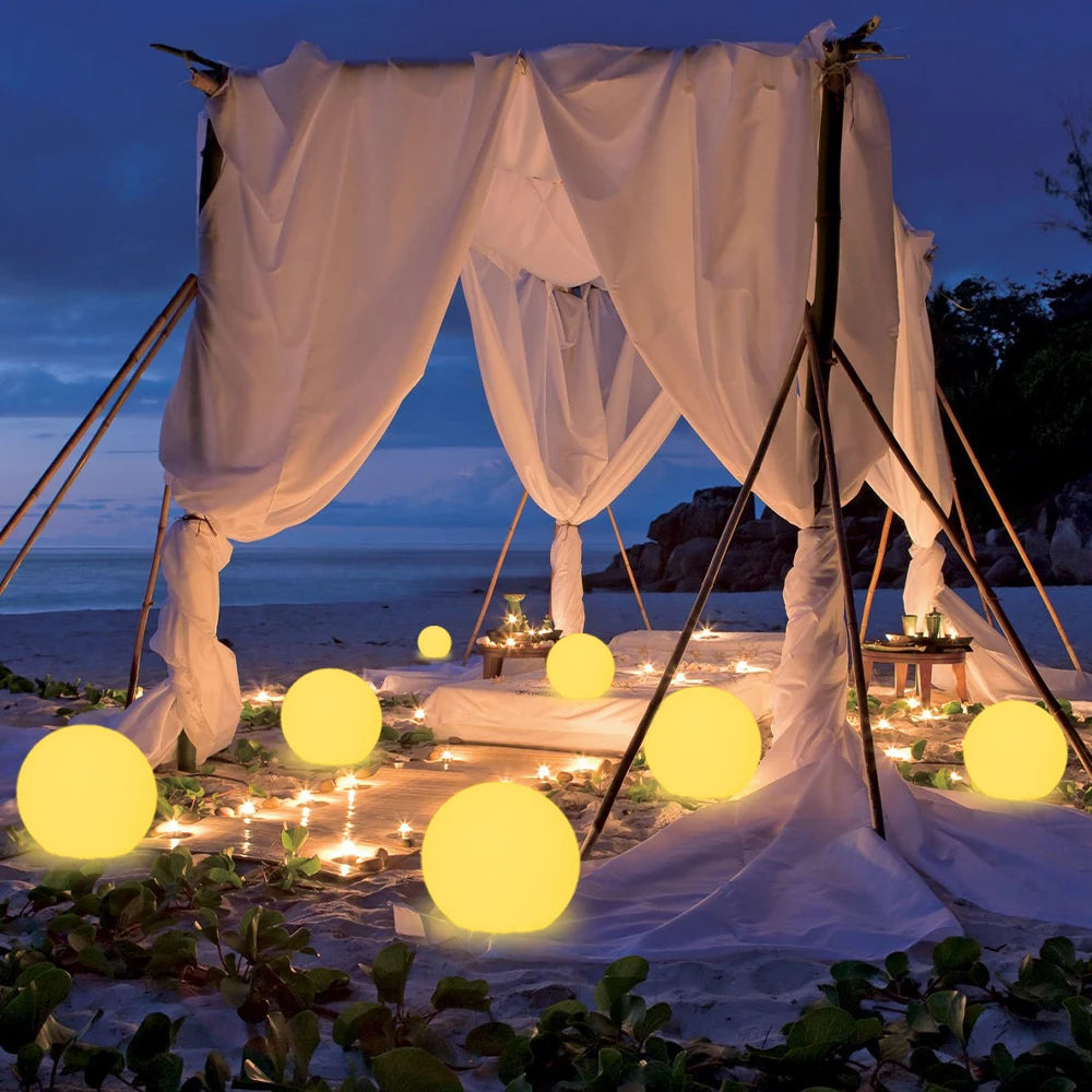 Sfera LED Solare Galleggiante 50cm IP65