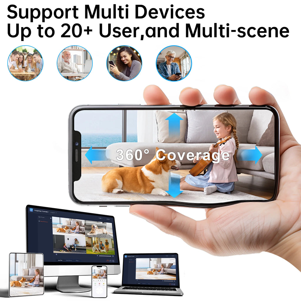 WESECUU Hot Selling 3MP Low Power Wireless Solar Panel IP Camera PIR WiFi Rechargeable Battery Security Outdoor Camera