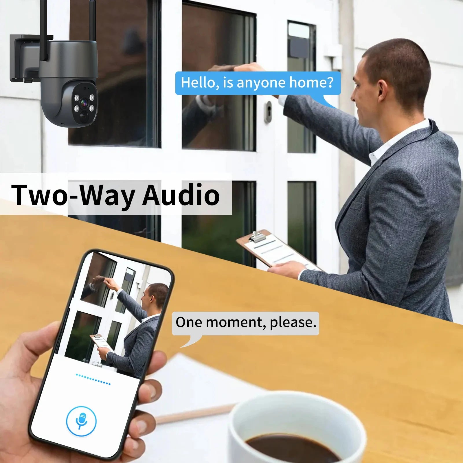 Solar Powered Cctv Camera System Outdoor Wireless IP65 Waterproof 3W Solar Panel Smart Security Camera