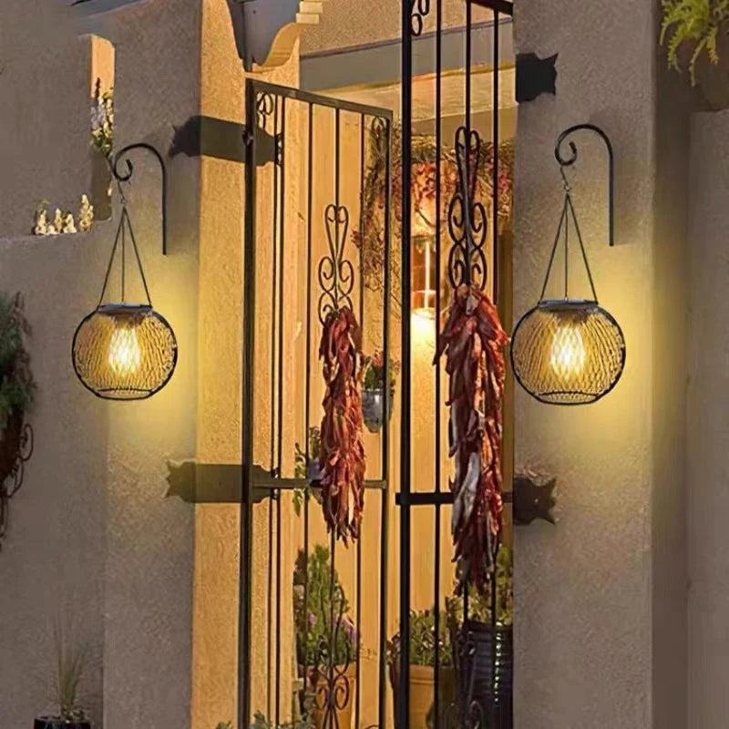 Lanterna Solare Decorativa in Ferro IP65