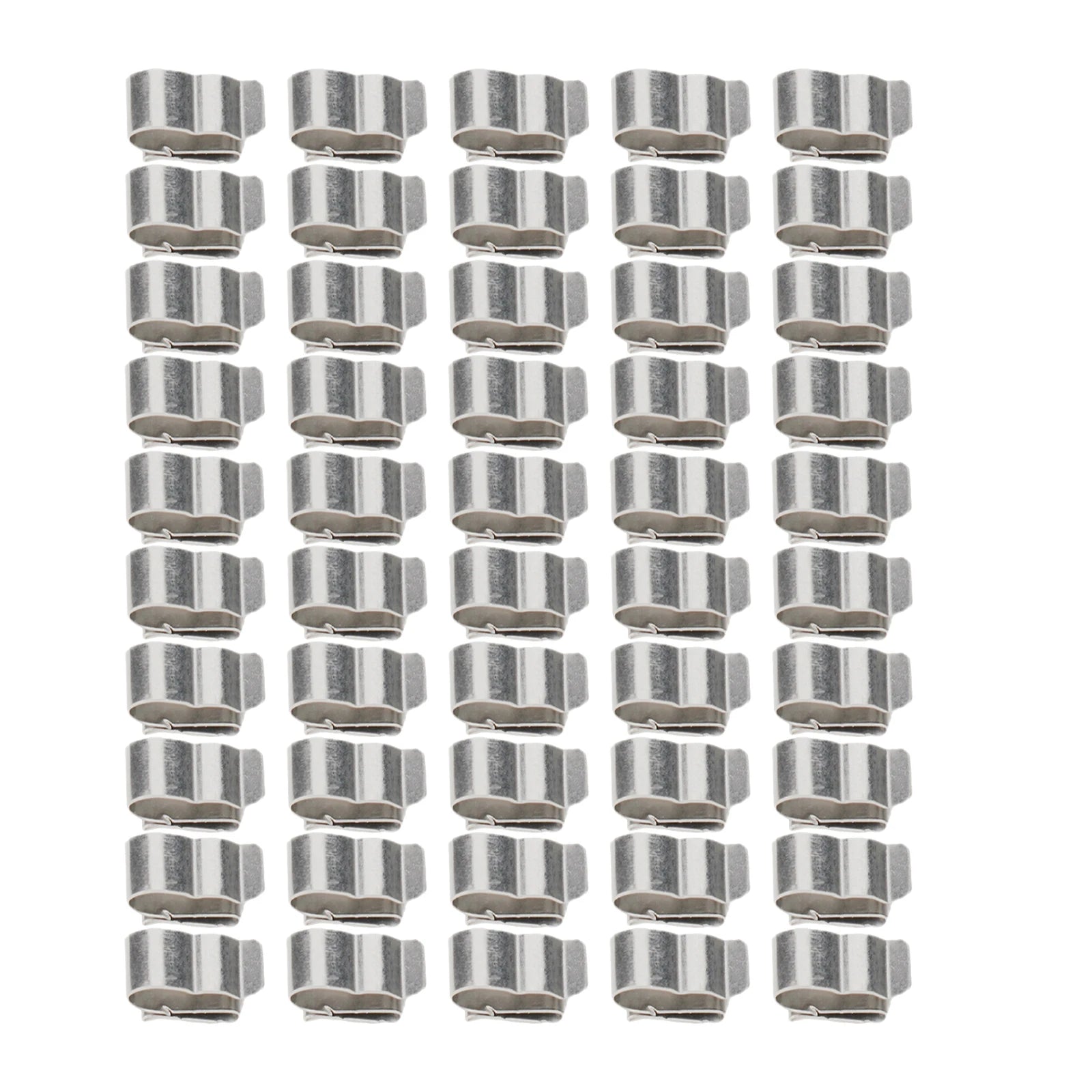 50/20 Pcs Solar Panel Wire Clip For 2x6mm Stainless Steel Cable Trailer Photovoltaic Clamps Clip Organizer For PV Wiring Boat