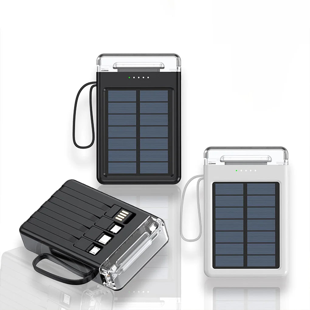 10000mAh Solar Power Bank Fast Charging Solar External Battery for Outdoor Travel Large Capacity Solar Powerbank