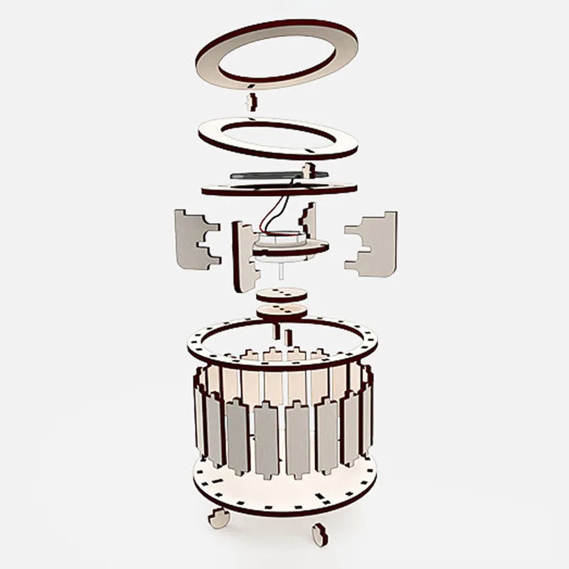 Giroscopio Solare a Doppio Anello STEM