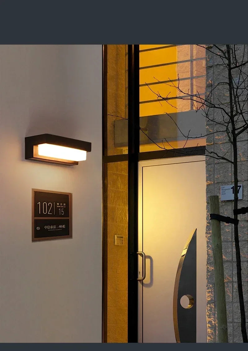 LED Outdoor Solar Wall Lights Waterproof Solar  Light Balcony Villa Doorway Courtyard Walled Lighting Fence Decor Solar Lamp