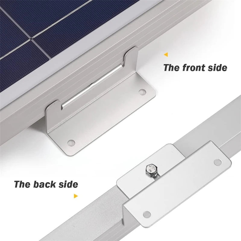 Car Solar Panel Aluminum Bracket Kits Mounting Z Type Support Solar Panel Stand For Motorhome RV Yacht Car Accessories