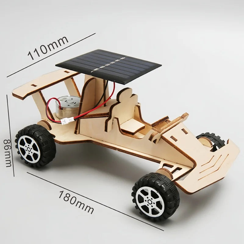 Auto da Corsa Solare in Legno 3D