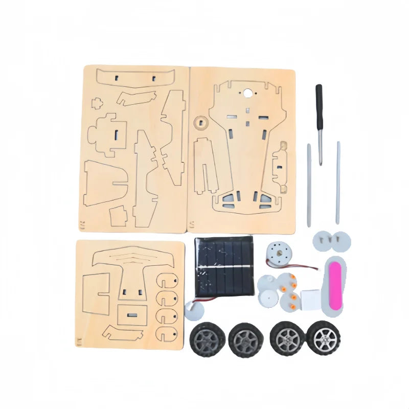 Auto da Corsa Solare in Legno 3D