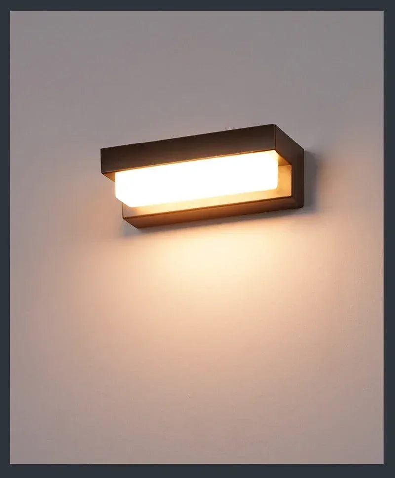 LED Outdoor Solar Wall Lights Waterproof Solar  Light Balcony Villa Doorway Courtyard Walled Lighting Fence Decor Solar Lamp