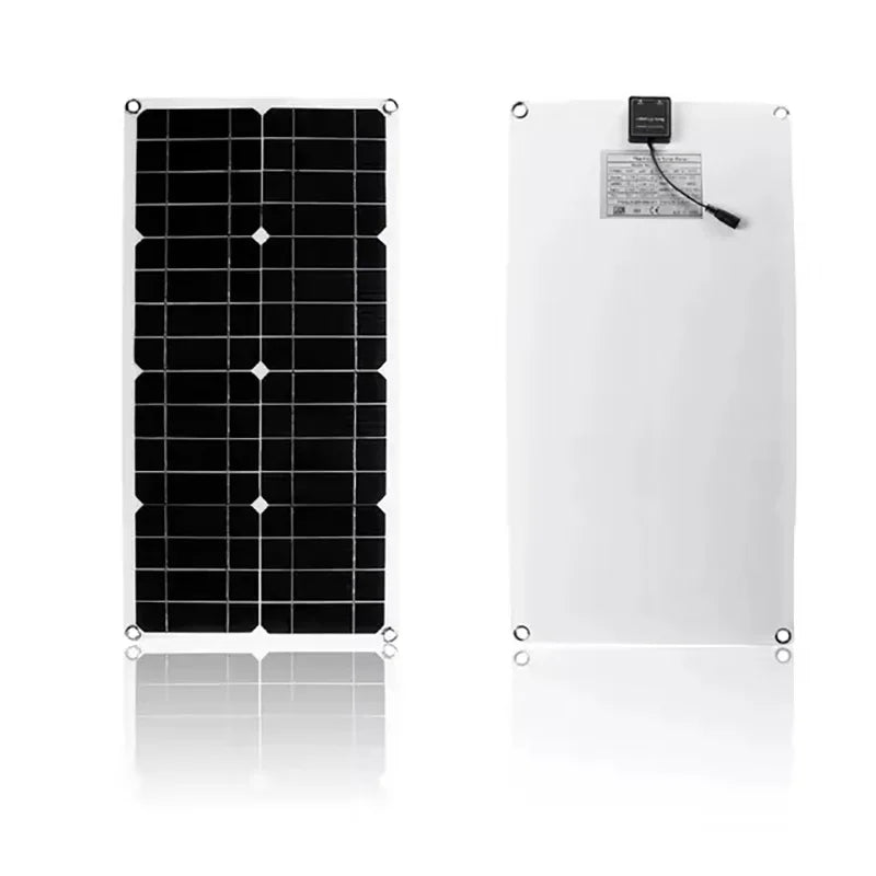 600W Solar Panel 12V Solar Kit Flexible Portable With 100A Controller Suitable For Home Outdoor Camping Mobile RV Solar Charger