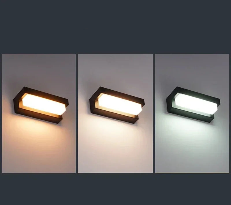 LED Outdoor Solar Wall Lights Waterproof Solar  Light Balcony Villa Doorway Courtyard Walled Lighting Fence Decor Solar Lamp