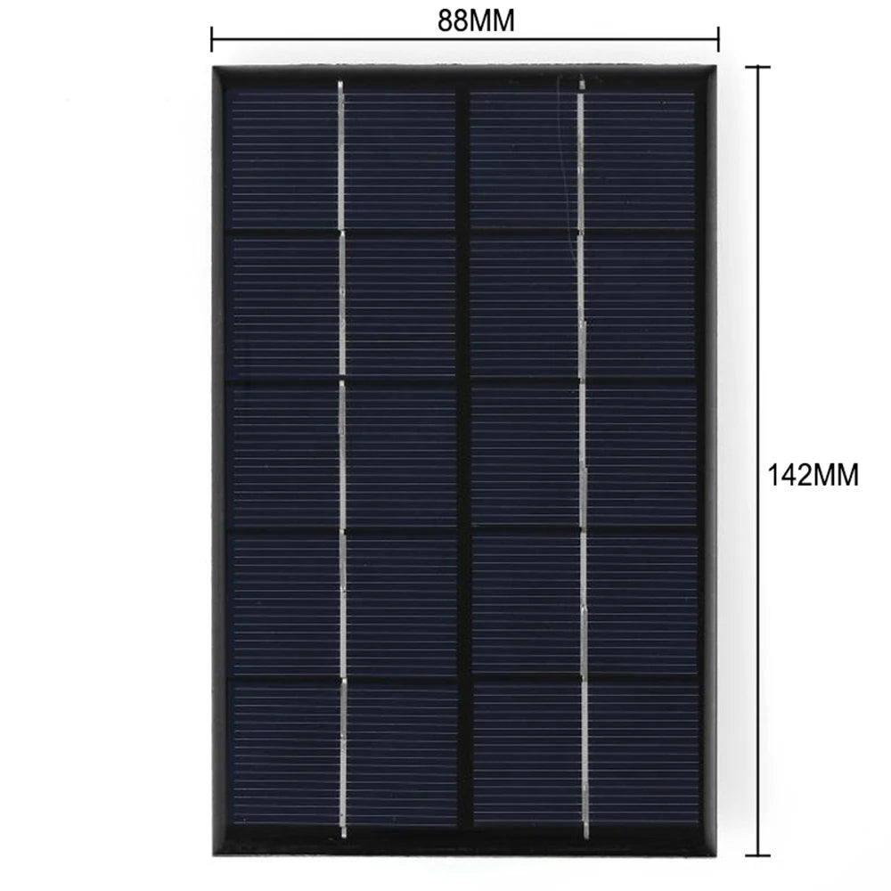 USB Solar Panel Outdoor 10W 5V Portable Solar Charger Pane Climbing Fast Charger Polysilicon Travel DIY Solar Charger Generator