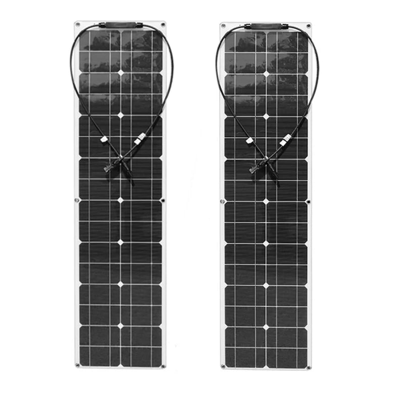 300 Watt Flexible Solar Panel Kit 12V 300W 600W High Efficiency Monocrystalline Silicon Cells PV Panels Solar Power System