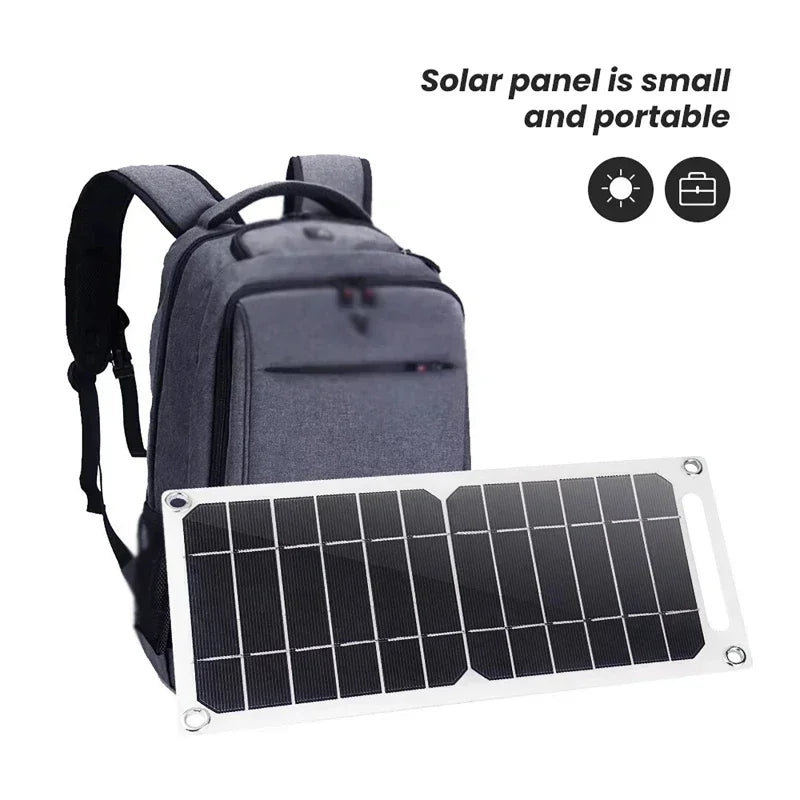 35W Foldable Solar Charger Dual USB with Smart Charge Tech for Power Bank,iPhone,Camping,RV,Emergency&Outdoor Travel Accessories