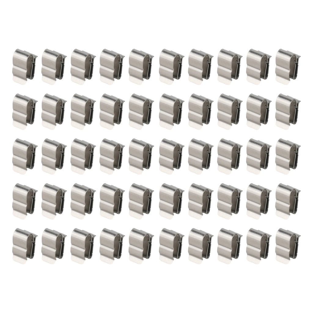 50/20 Pcs Solar Panel Wire Clip For 2x6mm Stainless Steel Cable Trailer Photovoltaic Clamps Clip Organizer For PV Wiring Boat