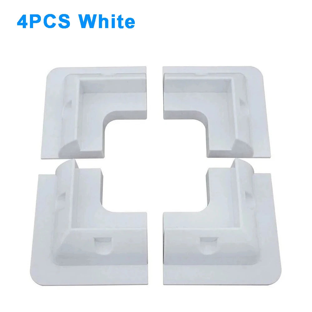 Solar Panel Mounting Fixing Bracket Kit Wire Box RV Roof Top Solar PV ABS Supporting Holder For Caravan Camper Boat Motorhomes