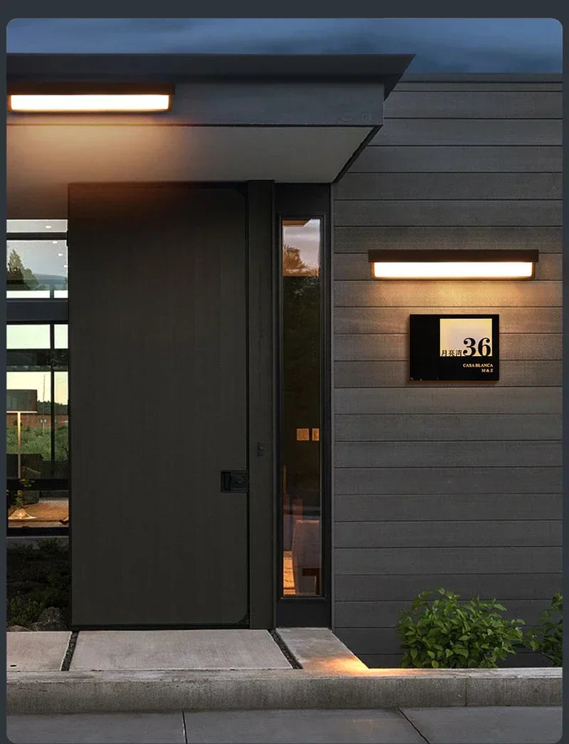 LED Outdoor Solar Wall Lights Waterproof Solar  Light Balcony Villa Doorway Courtyard Walled Lighting Fence Decor Solar Lamp