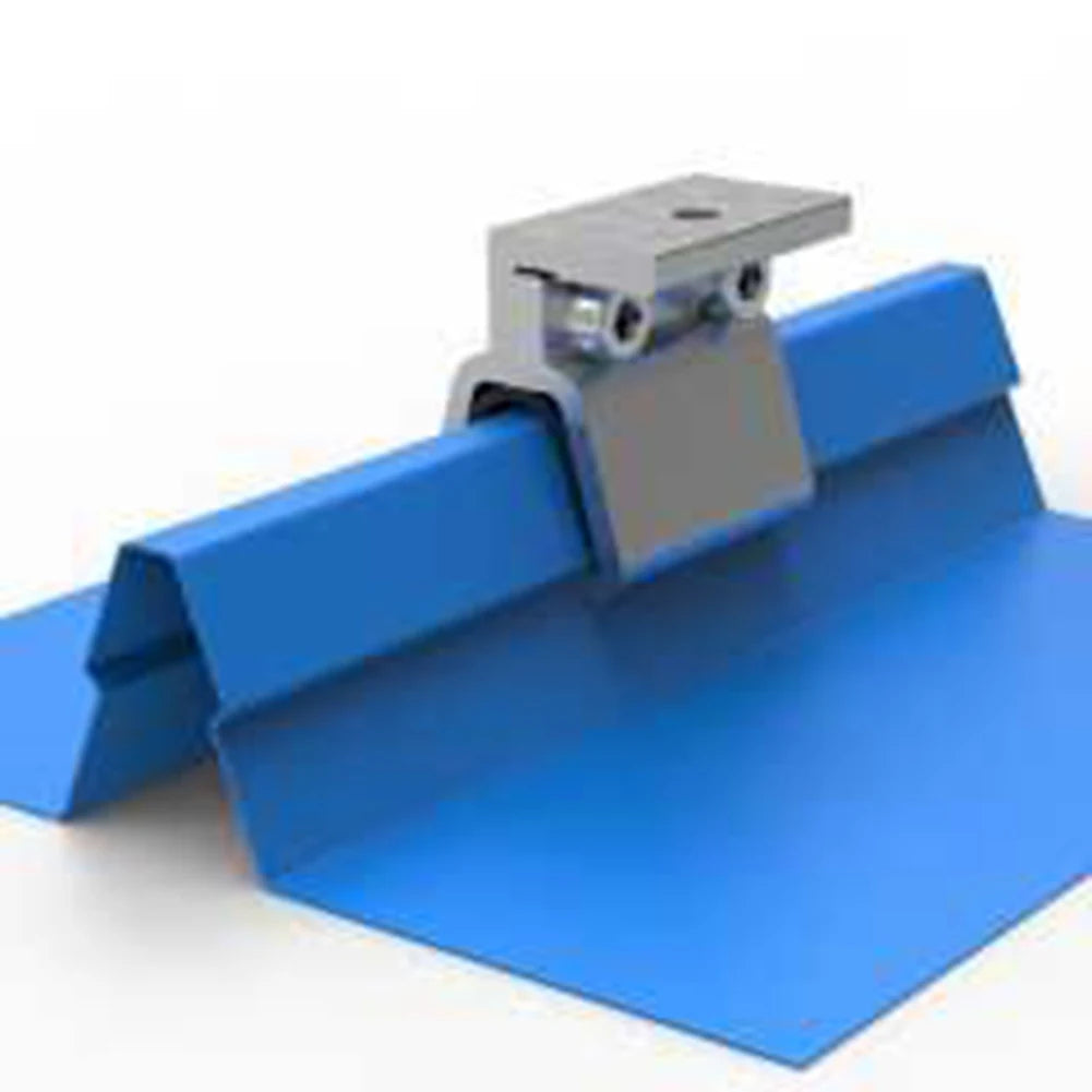 Seam Clamp Solar Panel Clip Accessorie Aluminum Alloy Fixing Fixture Mounting Photovoltaic Bracket Roof Corner
