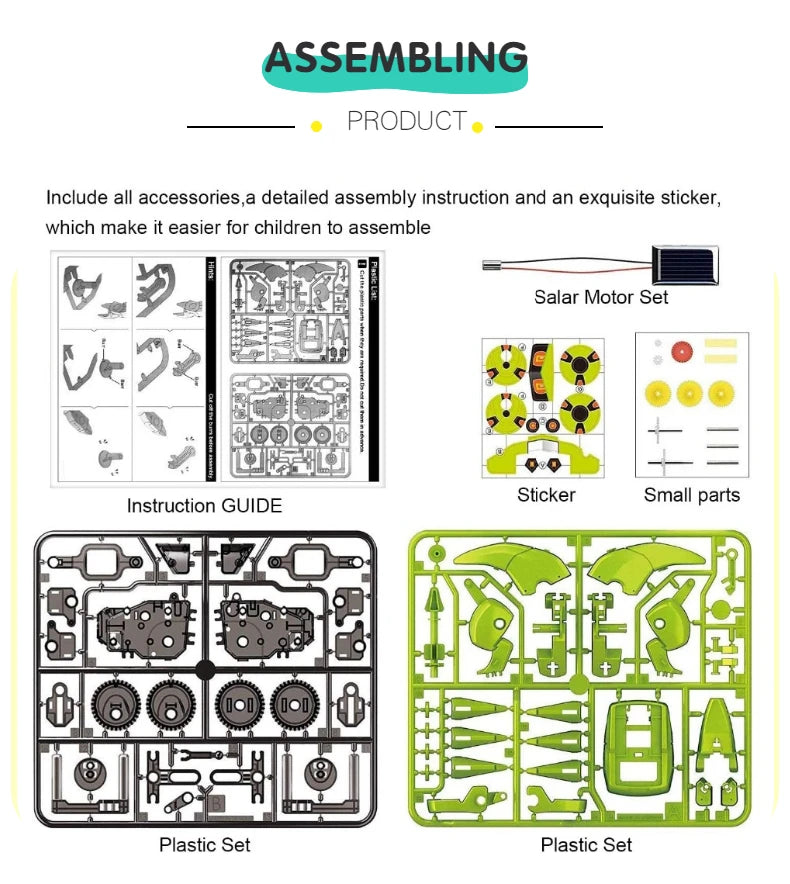 Kit Robot Dinosauro Solare STEM