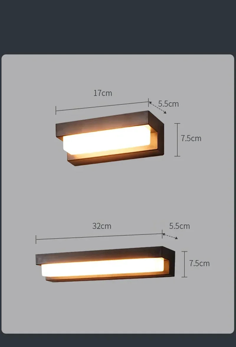 LED Outdoor Solar Wall Lights Waterproof Solar  Light Balcony Villa Doorway Courtyard Walled Lighting Fence Decor Solar Lamp