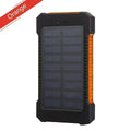 Solar Power Bank 100000mAh External Battery Portable Charger Waterproof Power Bank with SOS Flashlight for IPhone Xiaomi Huawei