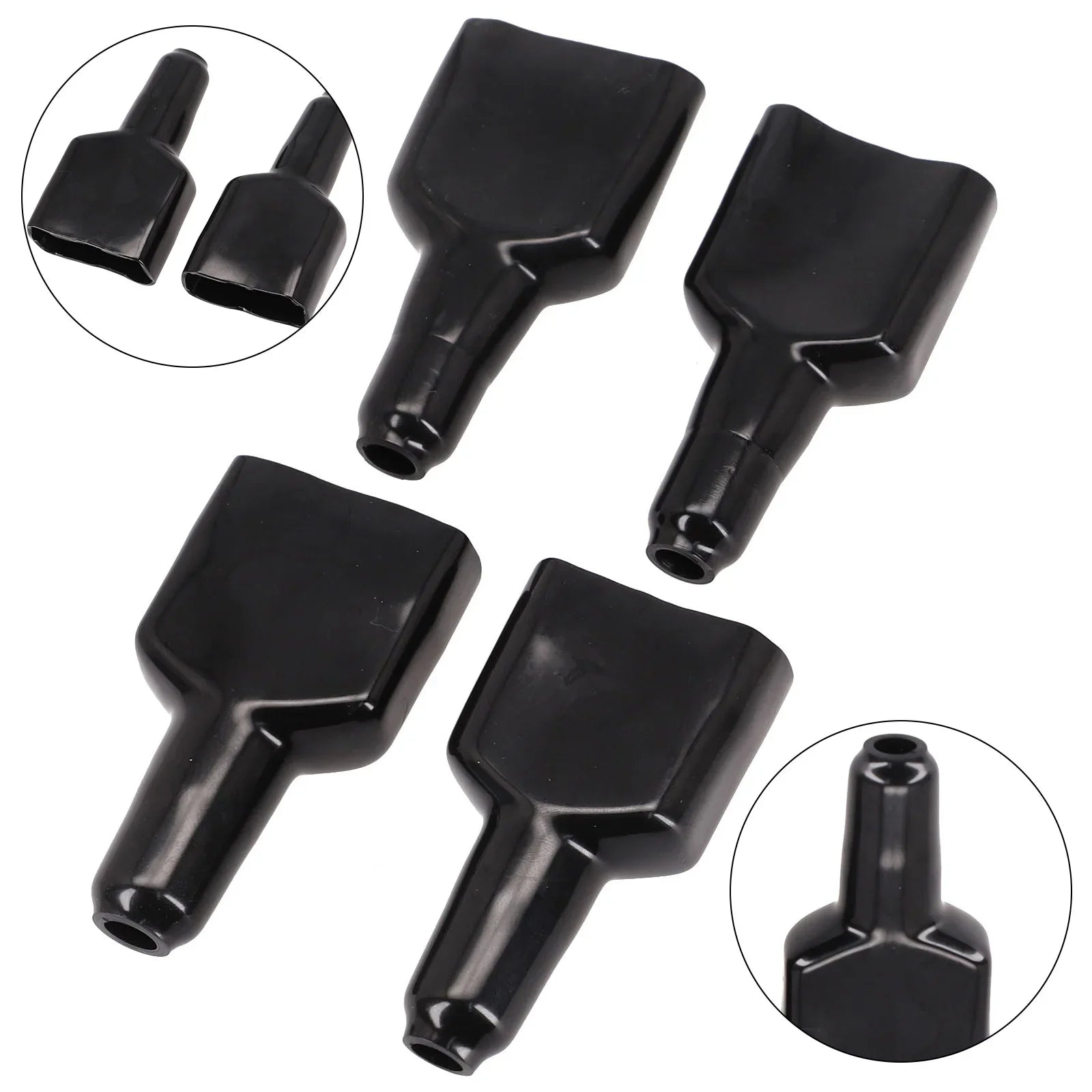 4PCS waterproof 50A Anderson connector plug with embedded dust-proof solar panel cable sheath, suitable for wiring accessories
