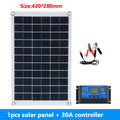20W/H Solar Panel Kit Complete12V Polycrystalline Power Portable Outdoor Rechargeable Solar Cell Solar Generator for Home