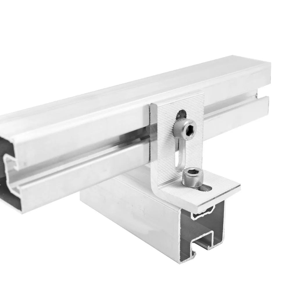 1/4/10pcs Solar Panel Module Aluminum Bracket L Solar Mount Bracket For RV Boat Off Grid Roof Solar System Accessories