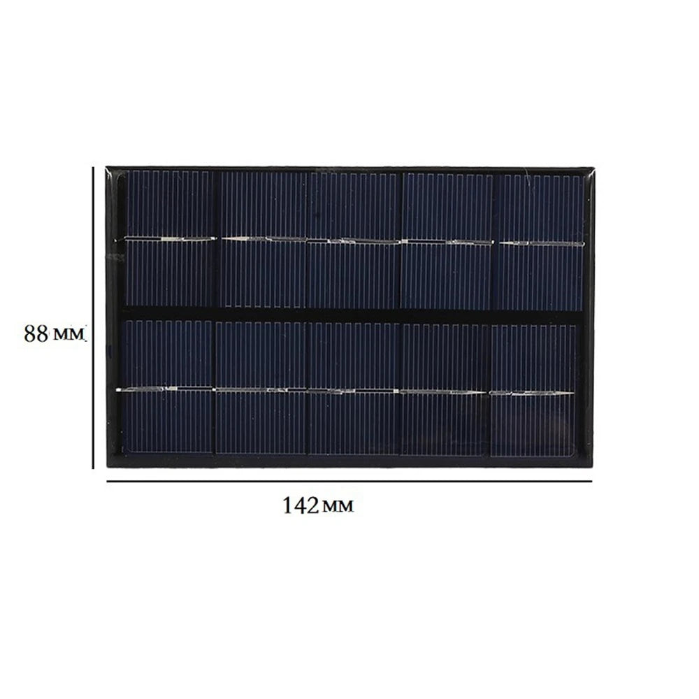 USB Solar Panel Outdoor 10W 5V Portable Solar Charger Pane Climbing Fast Charger Polysilicon Travel DIY Solar Charger Generator