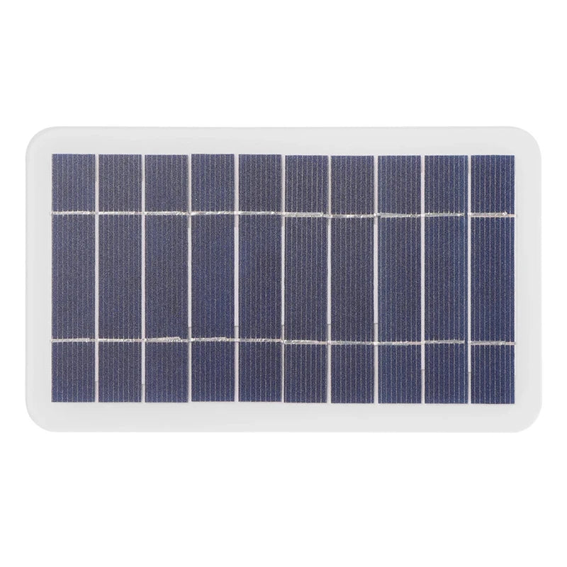 2W 5W Solar Panel With USB Waterproof Outdoor Hiking And Camping Portable Battery Mobile Phone Charging Bank Charging Panel 5V