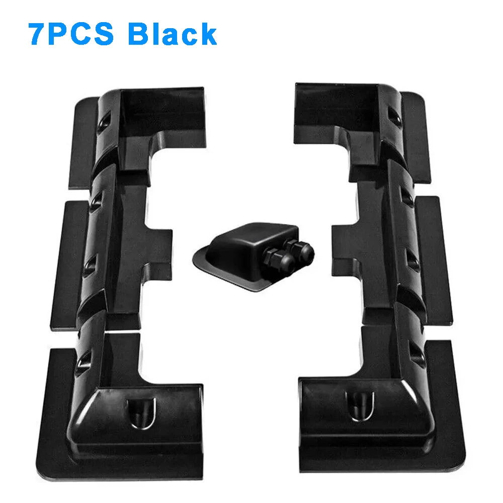 Solar Panel Mounting Fixing Bracket Kit Wire Box RV Roof Top Solar PV ABS Supporting Holder For Caravan Camper Boat Motorhomes