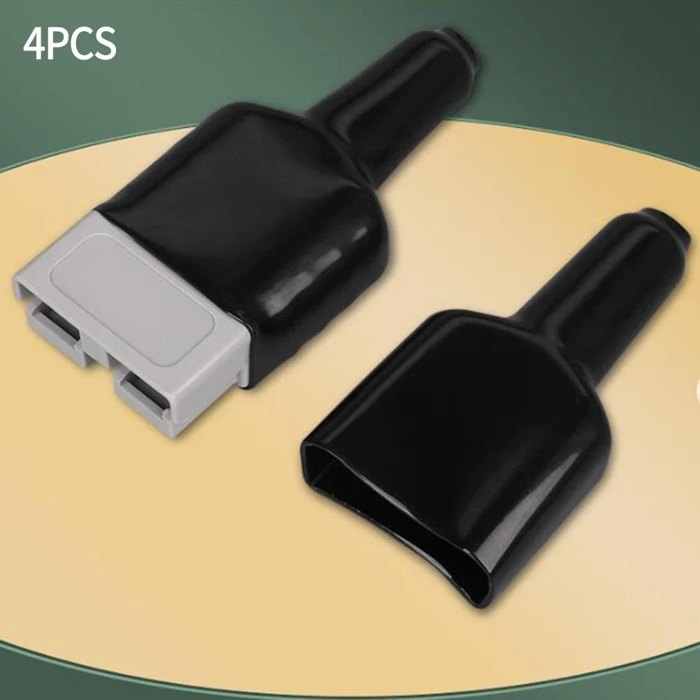 4PCS waterproof 50A Anderson connector plug with embedded dust-proof solar panel cable sheath, suitable for wiring accessories
