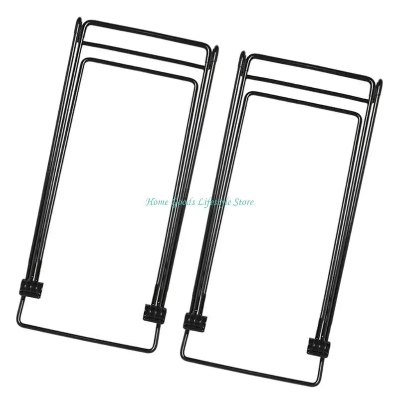 E74E Set of 2 Multipurpose Solars Panel Holders for Efficients Energy Use Outdoors