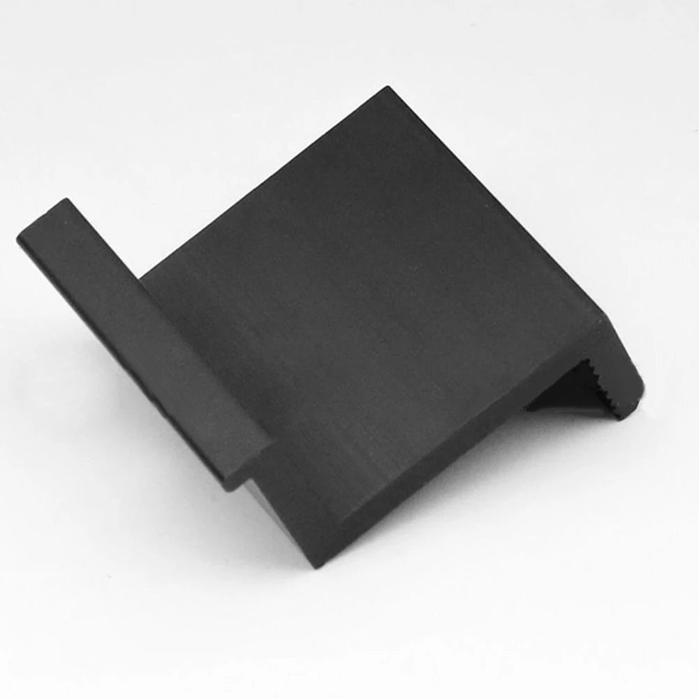 4Pcs End Clamp PV Solar Panel Mount Accessories PV End Clamp Aluminum Alloy Black Photovoltaic Bracket Side Pressure Block