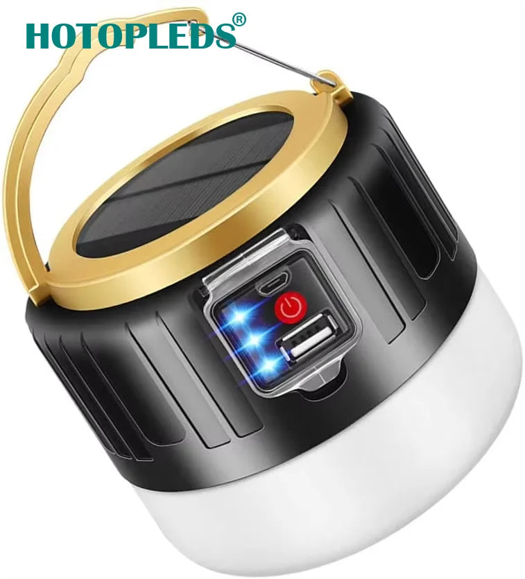USB Solar Lights for Trips Rechargeable Garden Solar Lamp Led Portable Lantern Multifunctional Solar Camping Lights DC 5V
