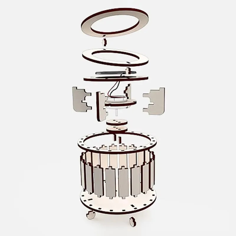 Giroscopio Solare a Doppio Anello STEM