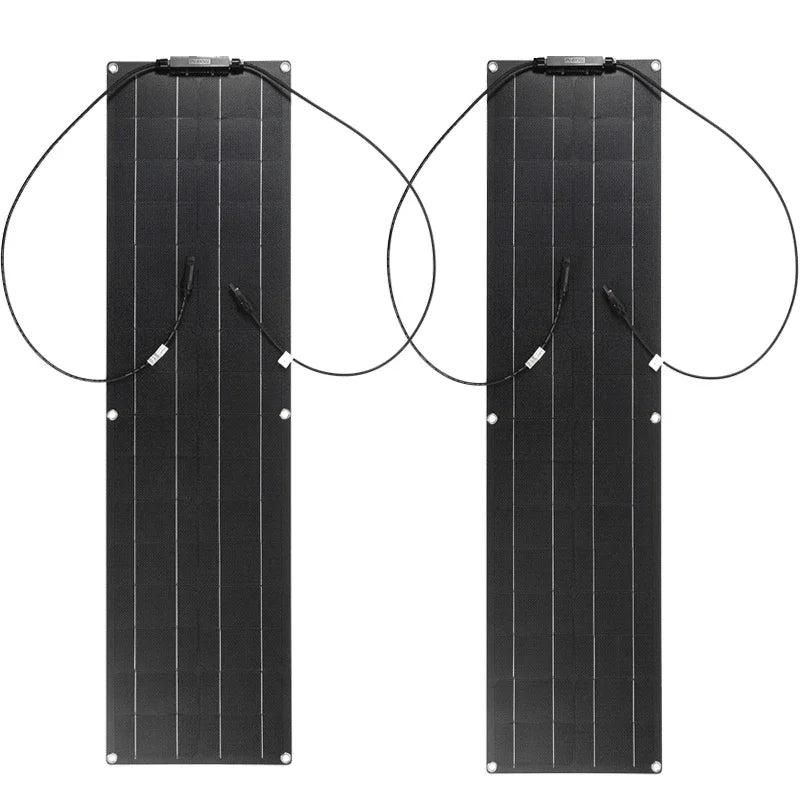 300 Watt Flexible Solar Panel Kit 12V 300W 600W High Efficiency Monocrystalline Silicon Cells PV Panels Solar Power System